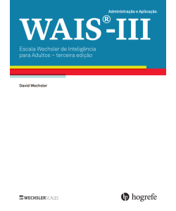 WAIS III - Manual para administração e avaliação 